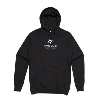 Unisex Hoodie - Front Logo 2 - WHITE Thumbnail