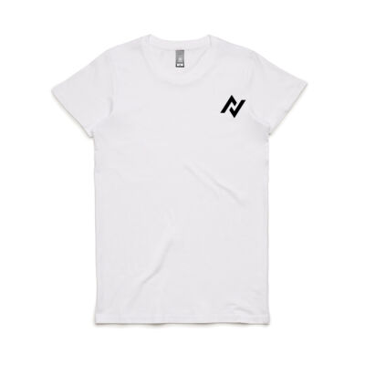 Women's Tee - Back Logo 1 - BLACK Thumbnail
