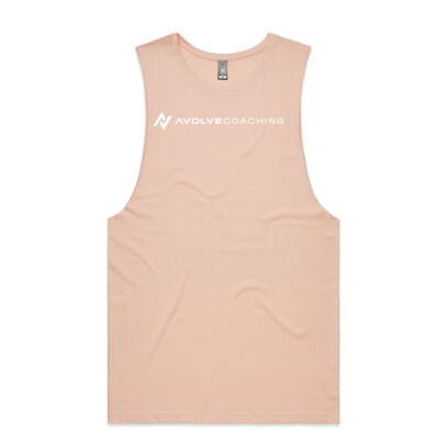 Men's Tank - Front Logo - WHITE Thumbnail